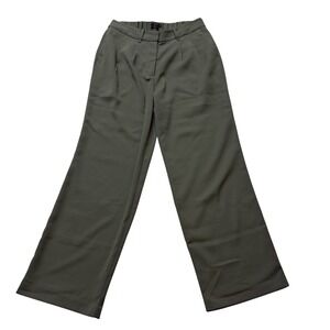 Quince Wide-Leg Pants in Olive Green